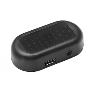 汽车太阳能防盗器指示灯警示爆闪灯报警常开车内警示闪光灯呼吸灯