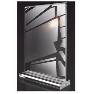 不开裂桌牌 亚克力台卡a4透明立牌桌面菜单牌台牌双面a3广告牌强磁台签台卡架水牌餐牌展示架价格展示牌定制