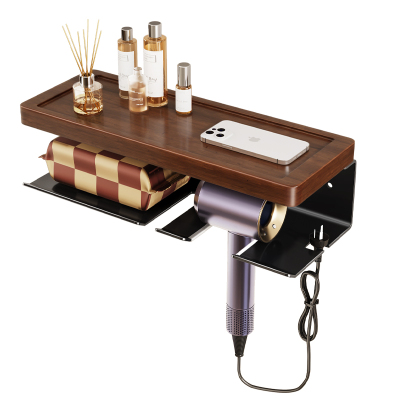 浴室置物架免打孔壁挂式吹风机架