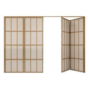 日式格子门实木折叠门榻榻米门和室门定制室内门卧室隔断门推拉门