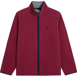 Brooks Brothers/布克兄弟男士25秋冬新品抓绒摇粒绒logo保暖外套