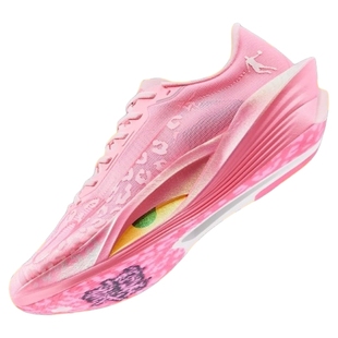 乔丹飞影pb5粉红豹联名竞速跑步鞋男鞋全掌碳板减震回弹运动鞋