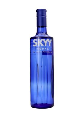 【自营】skyy深蓝伏特加原味750ml意大利进口鸡尾酒调酒基酒特调