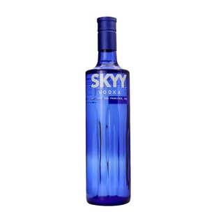 【自营】skyy深蓝伏特加原味750ml意大利进口鸡尾酒调酒基酒特调