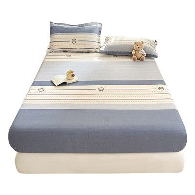 100%全棉床笠单件纯棉床垫套套件