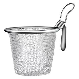 火锅漏勺专用厨房家用挂边粉篱捞面勺漏网油炸过滤网篮不锈钢漏筐