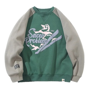 【新年限定】mipo冬季儿童卫衣红色男女童户外加绒加厚保暖亲子衣