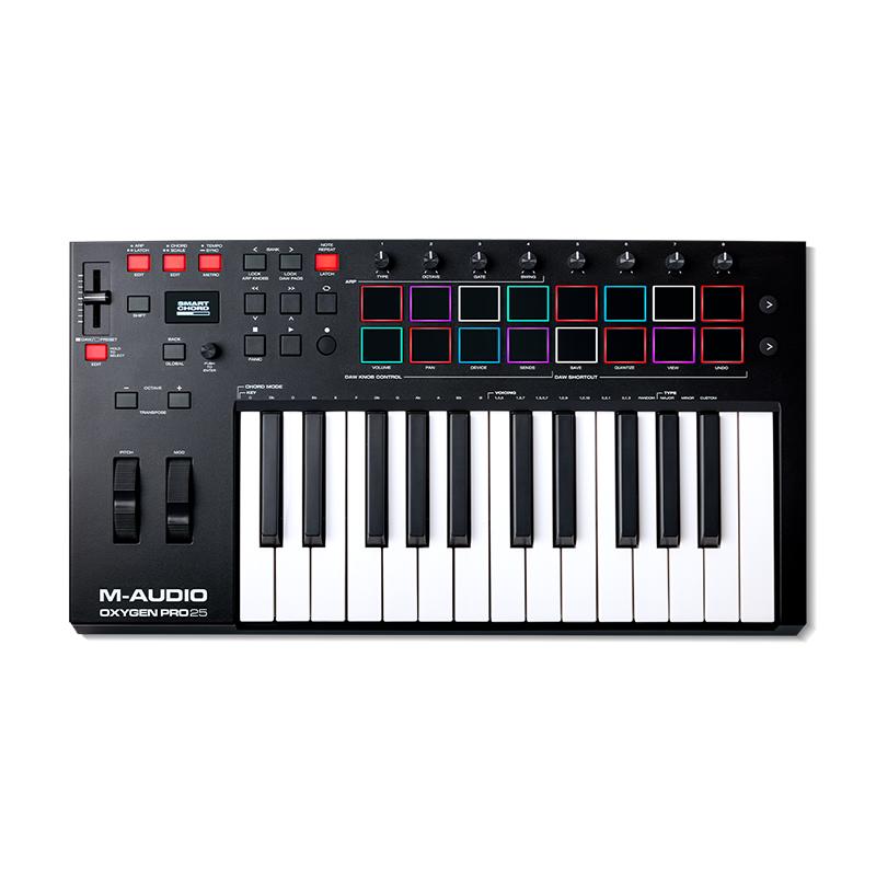M-AUDIO Oxygen Pro 25/32/49/61 專業(yè)編曲鍵盤 半配重MIDI控制器