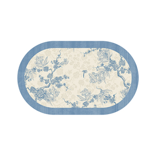 枝意中式诧寂风餐垫防水防油防滑中国风皮革餐桌面保护垫子隔热垫