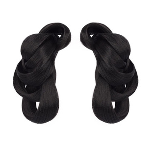 汉服假发抓夹古风一体式盘发古装发髻头饰两侧唐风发包垫发造型女