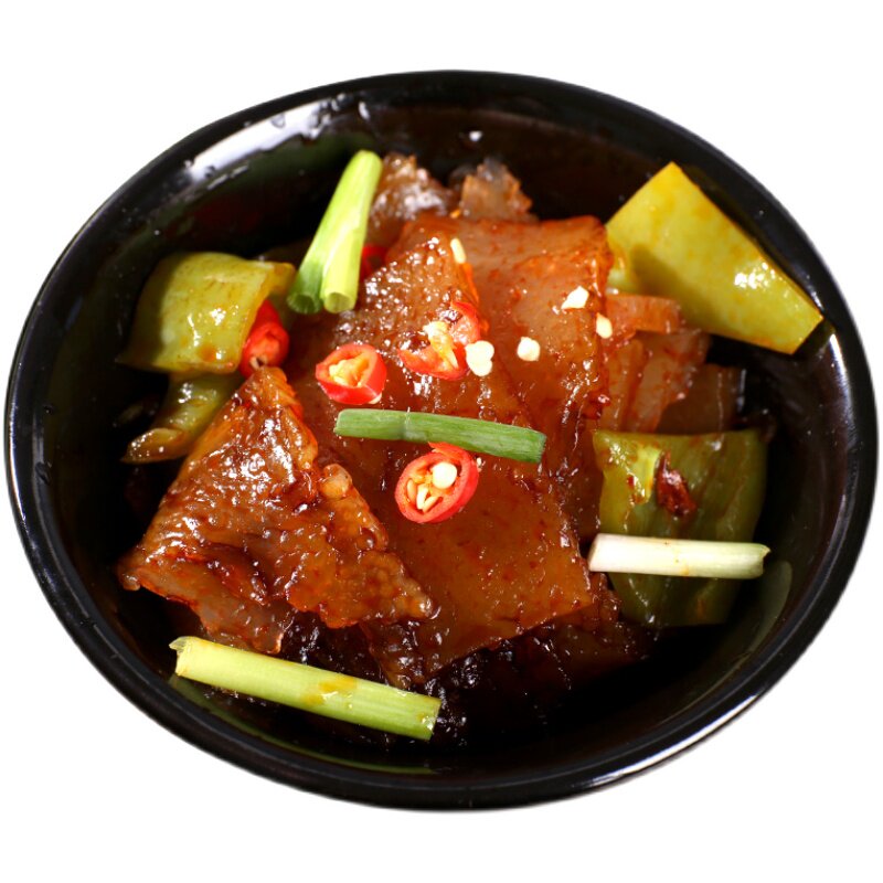 红薯焖子皮渣皮冻河南特产粉条