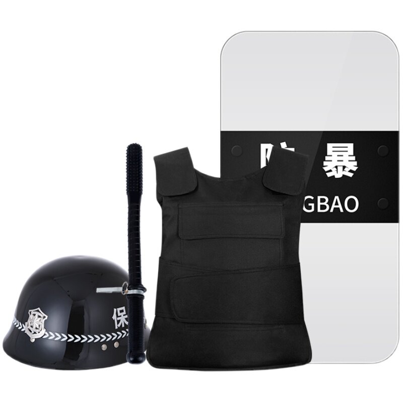 安保套装头盔学校幼儿园防爆盾牌