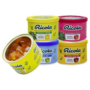 瑞士进口ricola利口乐润喉糖喉咙痛护嗓薄荷糖硬糖含片糖果小零食
