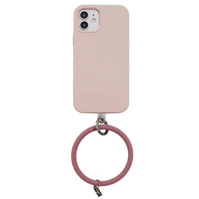 温柔韩风粉色软壳苹果15promax