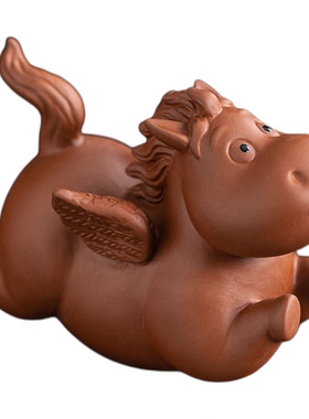 家居客厅陶瓷唐马摆件新中式办公桌面马到成功招财装饰生肖马礼品