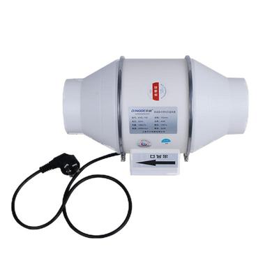 巴尔管道增压风机4寸地下室pvc管