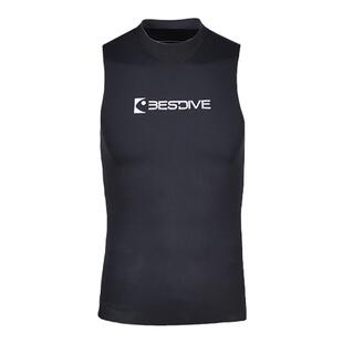 Bestdive 3mm暖宝宝潜水背心超弹炫彩男女贴身款有领无领保暖衣