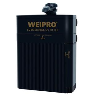韦柏鱼缸过滤器内置杀菌灯循环增氧泵吸鱼便潜水uv灯紫外线消毒灯
