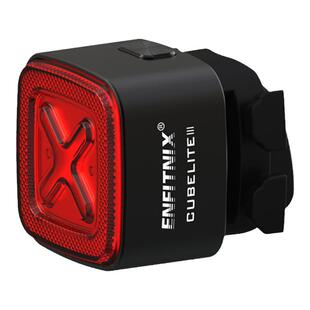 英豪Cubelite III尾灯自行车刹车尾灯单车夜骑车灯骑行装备警示灯