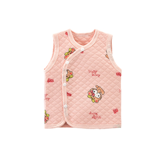 新生早产儿婴儿衣服小码秋冬保暖马甲4双胞胎宝宝48码背心5斤纯棉