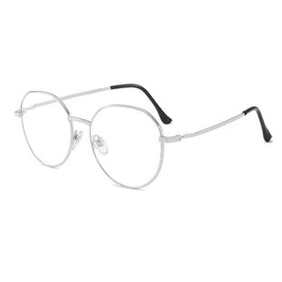 防蓝光辐射近视眼镜ins高颜值多边形眼镜学生上课眼镜素颜平光镜