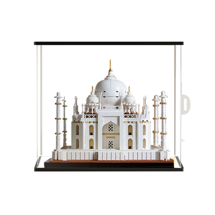 适用9914、21056泰姬陵积木模型建筑系列亚克力展示盒透明防尘罩