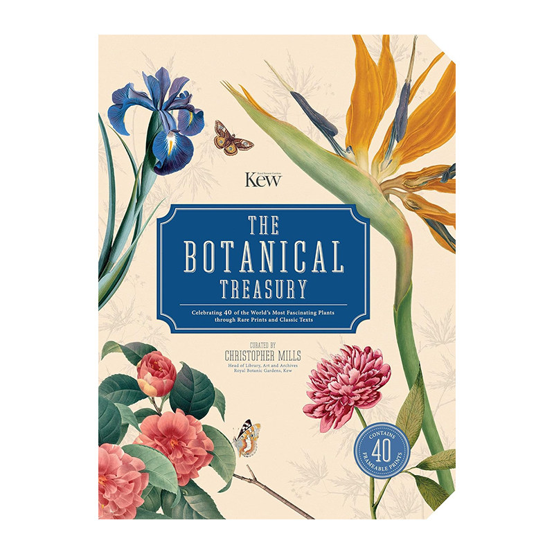 【现货】The Botanical Treasury植物宝库40个美丽的植物故事 植物图鉴附赠40张植物绘画卡片Christopher Mills