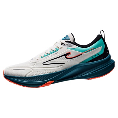 穿梭4鸿星尔克男鞋革面防泼水跑步鞋轻便防滑运动鞋减震耐磨跑鞋