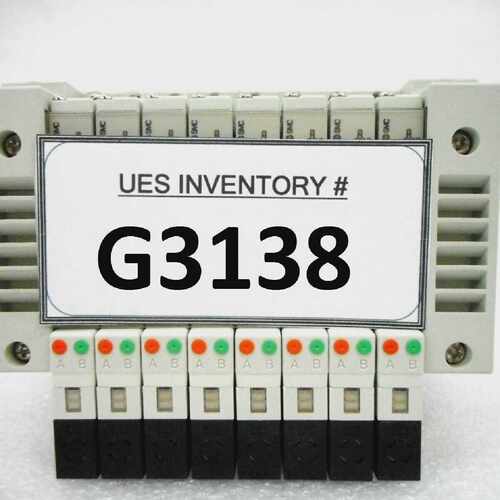 SMC VV5Q11-08-DAJ00902 8-Port Pneumatic Manifold ASM 50-1252