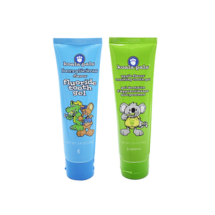 美乐家熊宝宝Koala Pals牙膏-蓝莓含氟/青苹果不含氟-官网正品