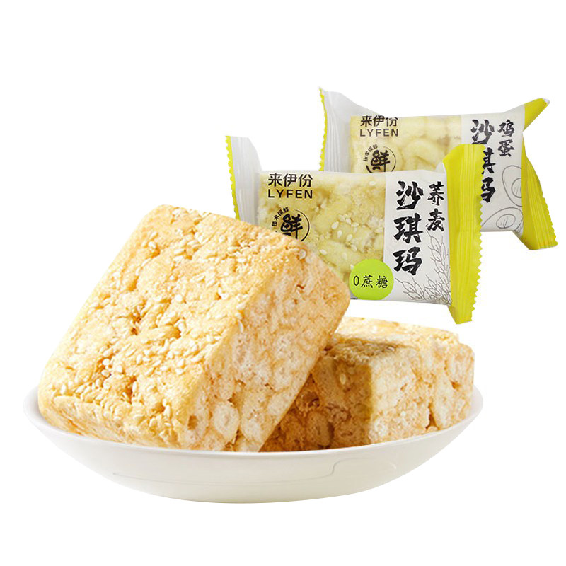 来伊份沙琪玛荞麦味糕点