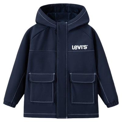 【雨天防泼水】Levis李维斯男童外套儿童风衣春秋装新款加绒保暖