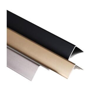 铝合金收边条等边金属不锈钢木地板压条钛金装饰线条L型7字直角条