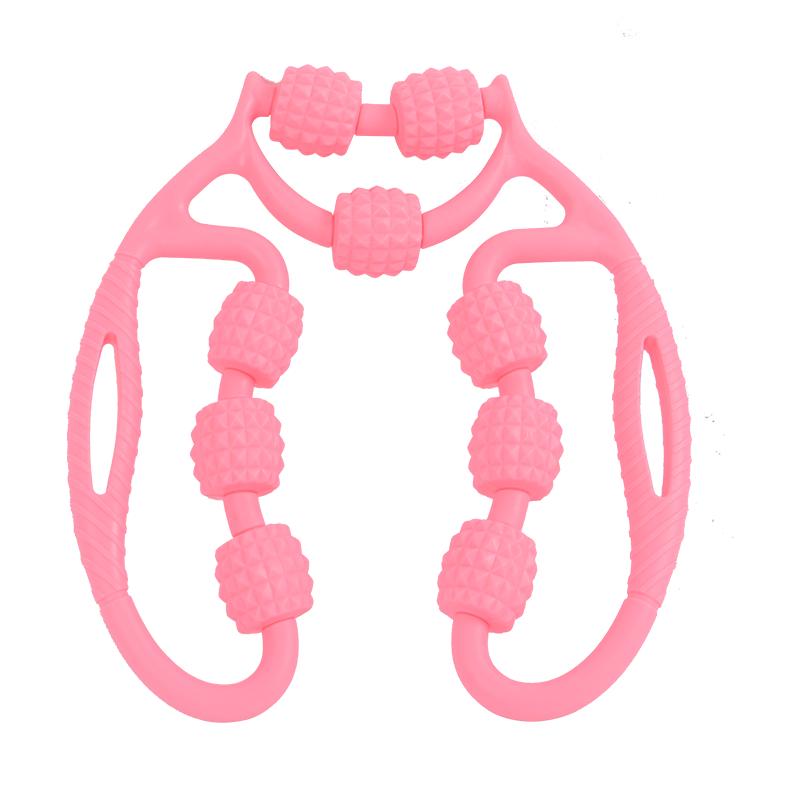 滚腿神器环形夹腿小腿按摩滚轮滚轴狼牙棒泡沫轴肌肉拉伸放松手臂