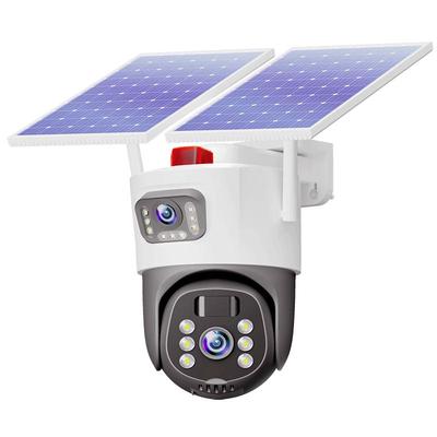 太阳能摄像头监控器户外360度无死角手机远程无电无网室外4G夜视