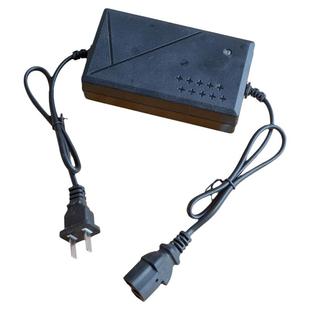 12v电动喷雾器充电器12v8AH背负式打药机通用三孔铅酸电瓶锂电池