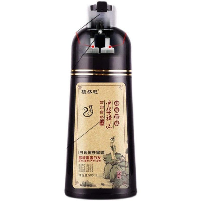 植然魅中华禅洗一洗黑头皮洗发水