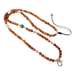 泰伽泰国佛牌链子唐卡挂链天然老山檀木项链玉佛挂绳吊坠绳TG480