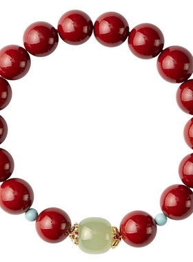 朱砂旗舰店朱砂手串国潮风转运珠