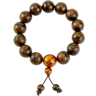 donguan冬官大漆珠沉香檀木手串 男士女款情侣文玩原创 瑞福