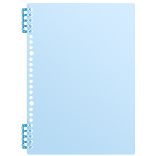 a4活页本外壳单卖b5的活页夹大容量软皮a5三孔硬壳26孔线圈本高颜值可拆卸手工手账记事笔记本diy加厚日记本