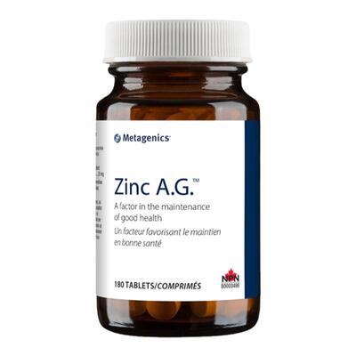 现货 加拿大 Metagenics 麦特金尼斯 Zinc AG 螯合锌 甘氨酸锌