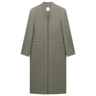 【Woolmark认证】OCHIRLY欧时力纯羊毛呢外套大衣2025秋冬