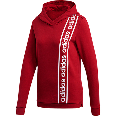 Adidas/阿迪达斯正品春秋女士运动时尚连帽休闲卫衣套头衫EH6463