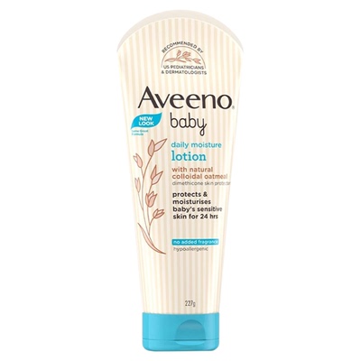 Aveeno艾惟诺婴儿燕麦润肤乳艾维诺宝宝身体乳保湿霜227g