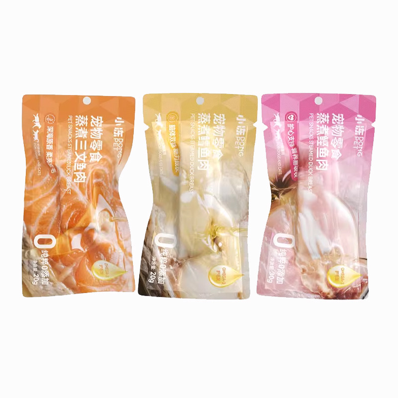 猫咪蒸煮鱼条宠物猫零食狗狗三文鱼猫咪鳕鱼鲣鱼条营养湿粮鲜鱼条
