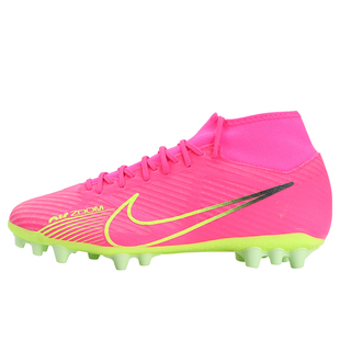 小胖哥耐克C罗刺客15中端AG人草短钉ZOOM缓震高帮成人足球鞋男女