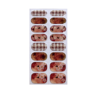 【照灯变硬】半固化UV半烤凝胶美甲贴纸光疗甲油膜防水指甲贴纸片