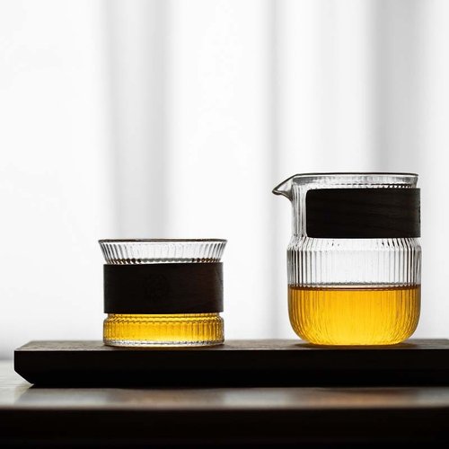 玻璃主人杯加厚耐热挂耳茶道单杯子茶杯小杯个人喝茶杯品茗功夫杯