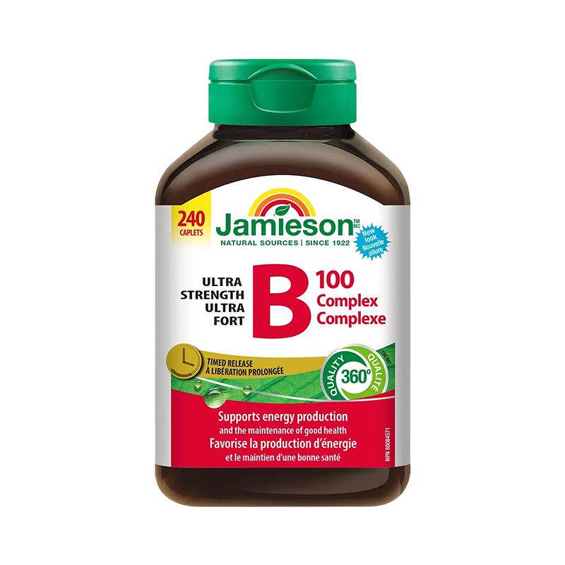 健美生Jamieson维生素B100缓释片 肌醇生物素原装进口加拿大直邮